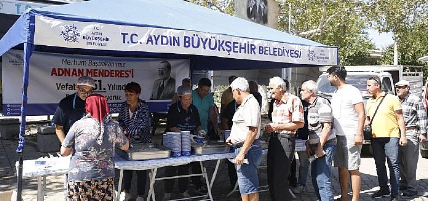 Aydın Büyükşehir Belediyesi Merhum Başbakan Adnan Menderes’i Andı
